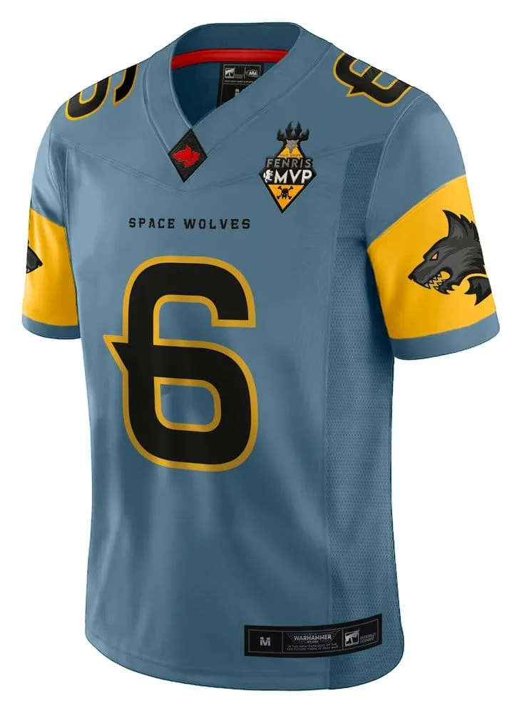 Warhammer 40,000 Sports Jersey – Space Wolves Size M 6