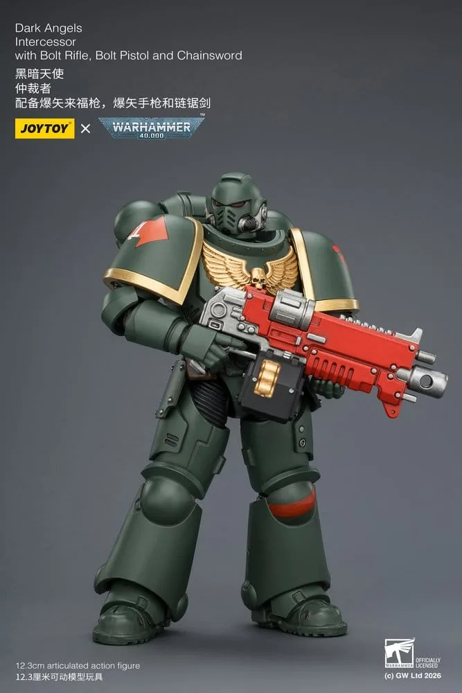 Warhammer 40,000 Action Figure – Dark Angels Intercessor 12.3 cm 12