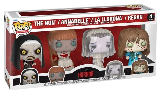 Warner Brothers Vinylfiguren – Horror Funko Pop 4er-Set 9 cm 2