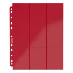 Ultimate Guard Binder Pages – Red 18-Pocket Side-Loading 10-Pack 6