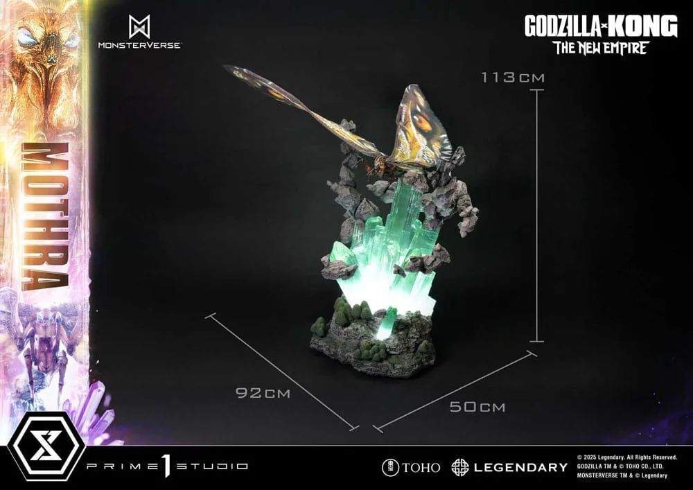 Godzilla x Kong The New Empire Statue – Mothra Diorama 113 cm 6