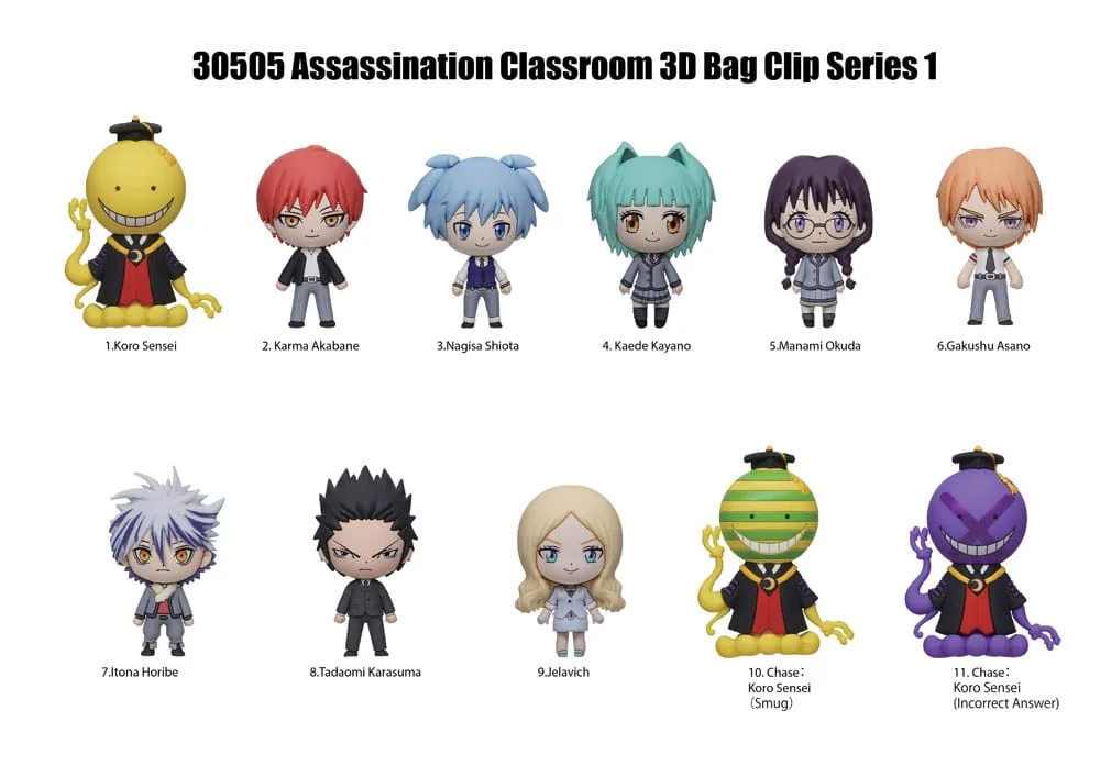 Assassination Classroom Tashangers – Series 1 display 24 stuks 3
