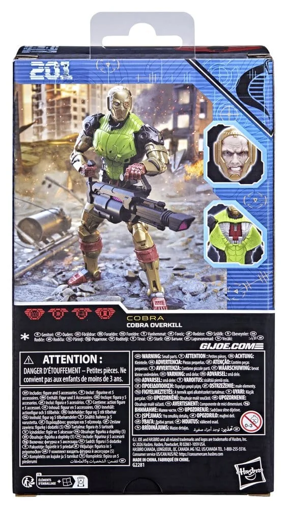 G.I. Joe Action Figure – Cobra Overkill Classified Series 15 cm 2