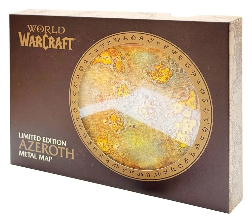 World of Warcraft Metal Map – Azeroth Limited Edition 12 x 18 cm 4