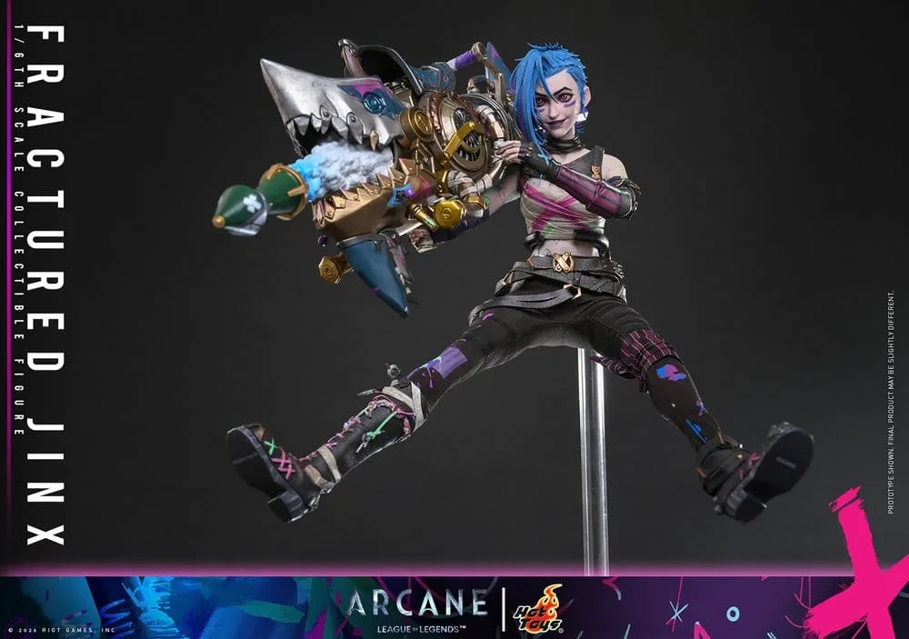 Arcane Action Figure – Fractured Jinx 1/6 28 cm 11
