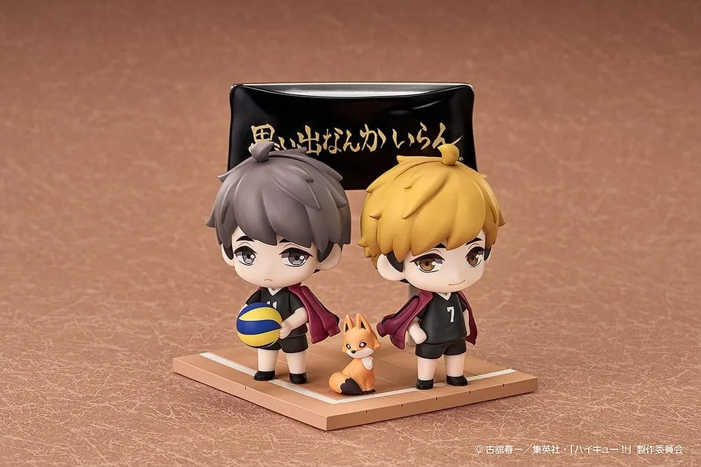 Haikyu Mini Figures – Qset Plus Atsumu and Osamu Miya 2 Pack 8 cm 2