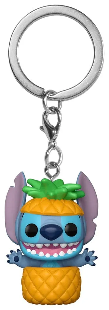 Lilo & Stitch Vinyl Keychains – Pineapple Stitch Display of 12 4 cm