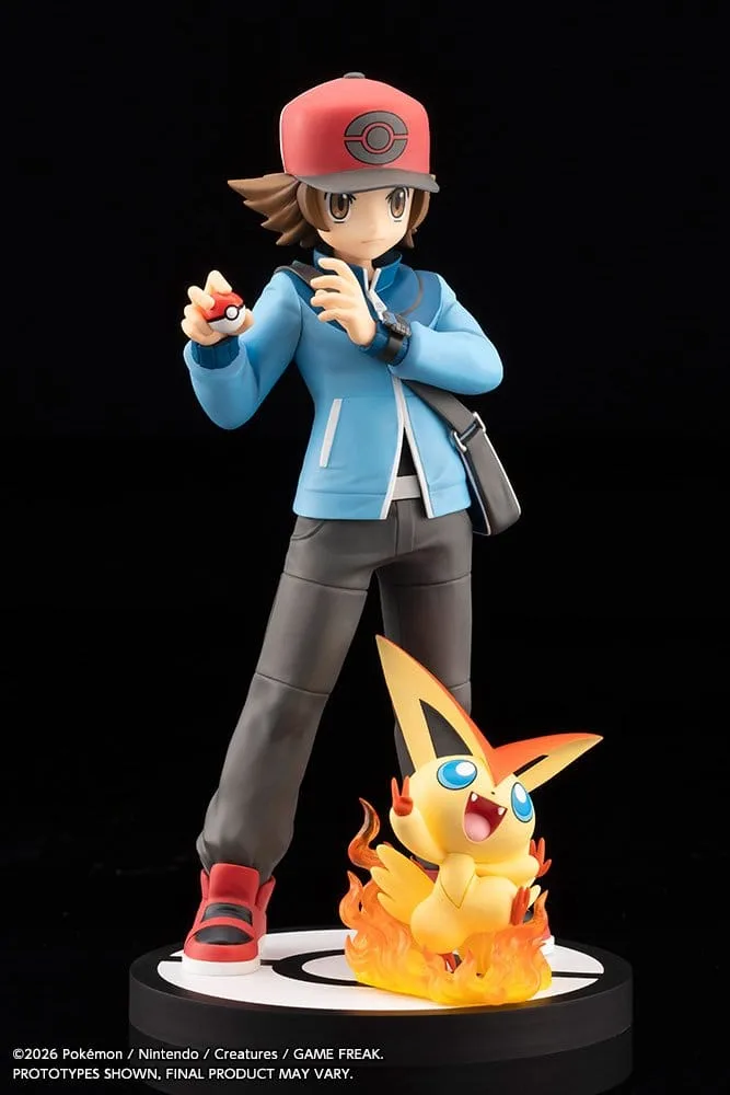 Pokémon ARTFX J Figure – Hilbert with Victini 1/8 Scale 20 cm 2