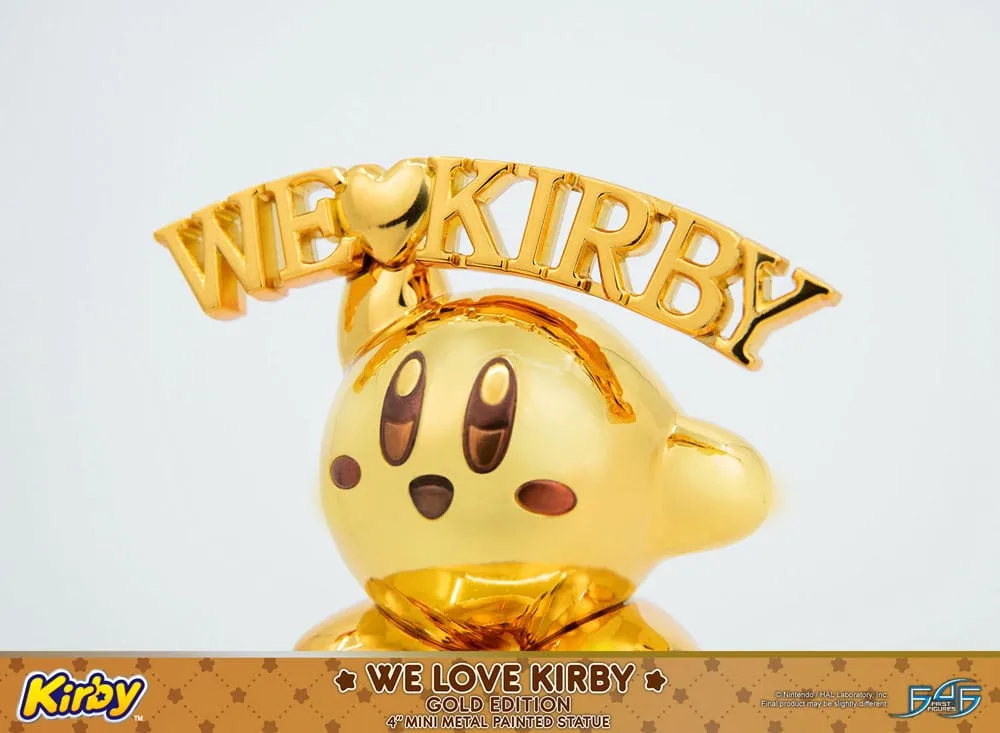 Kirby Die-Cast Statue – We Love Gold Edition 10 cm 15