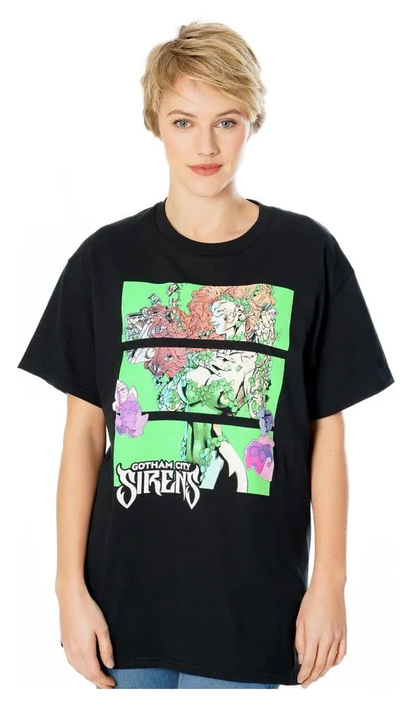 Gotham City Sirens T-Shirt – Poison Ivy Sirens Cash Black M 5