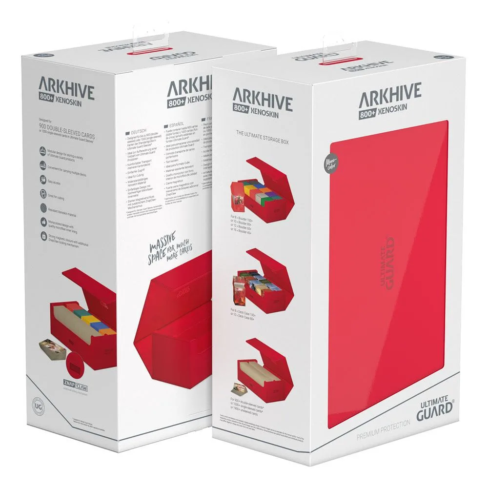 Ultimate Guard Card Box – Arkhive 800+ Xenoskin Red 17