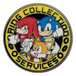 Sonic the Hedgehog Pin – Tails and Knuckles Trio 40 mm 1