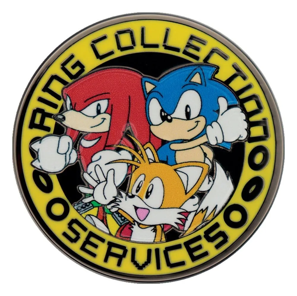 Sonic the Hedgehog Pin – Tails and Knuckles Trio 40 mm