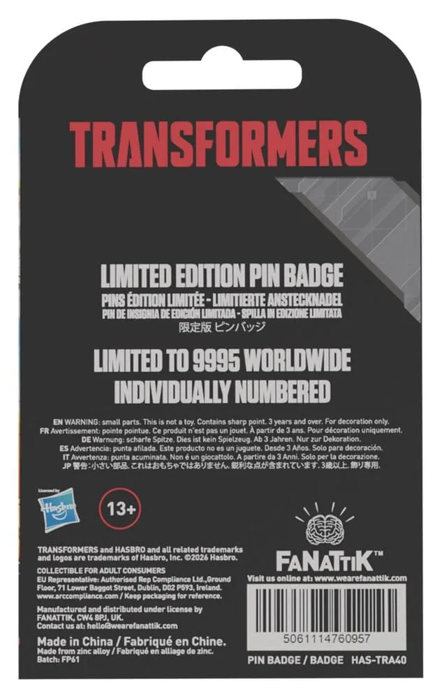 Transformers Pin Badge – Unicron 40th Anniversary 5 cm 2