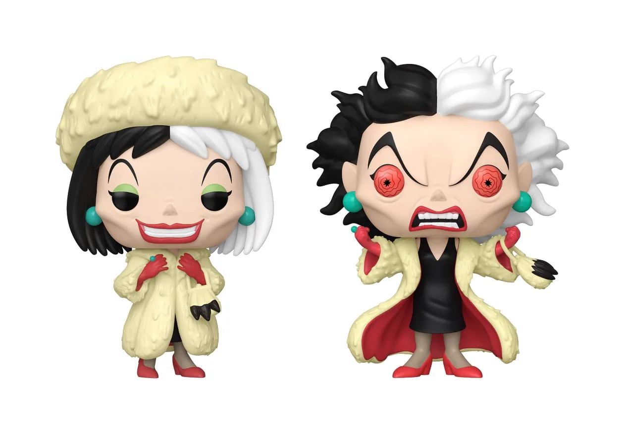 101 Dalmatians POP Figure Assortment – Cruella Chase 6-Pack 9 cm