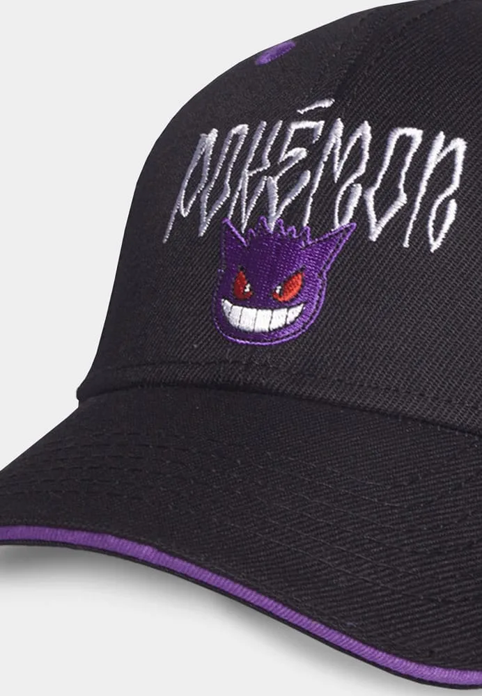 Pokémon Baseballcap – Gengar mit gebogenem Schirm 2