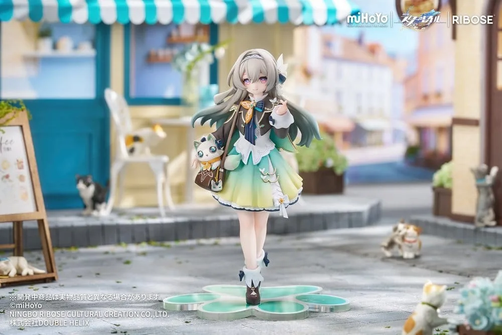 Honkai Star Rail Mini Figure – Firefly Rise Up+ Chibi Cat 18 cm 7