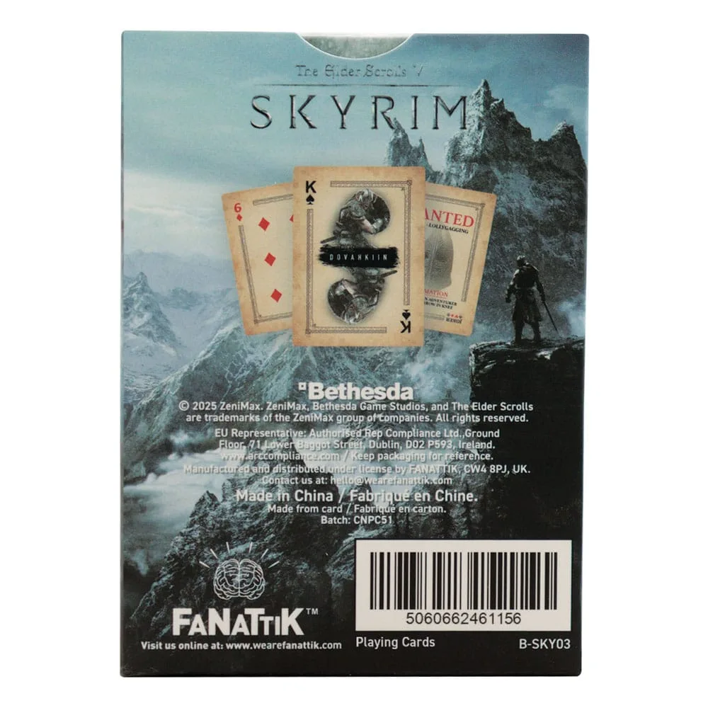 The Elder Scrolls Playing Cards – Skyrim 12-Pack Display 3