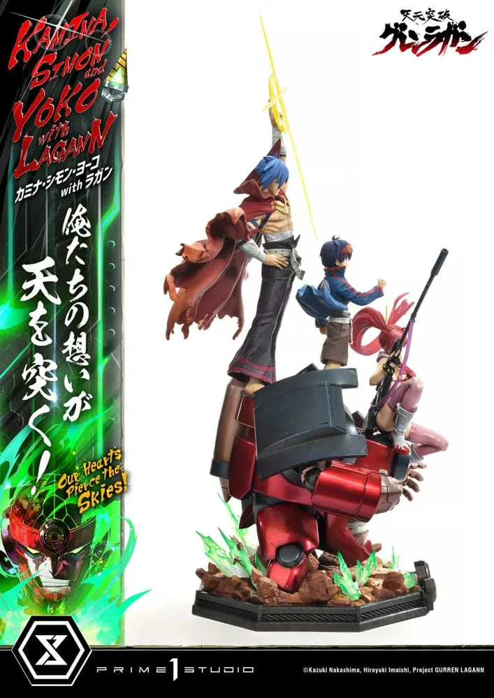 Gurren Lagann Statue – Team with Lagann Deluxe Bonus 1/4 97 cm 7