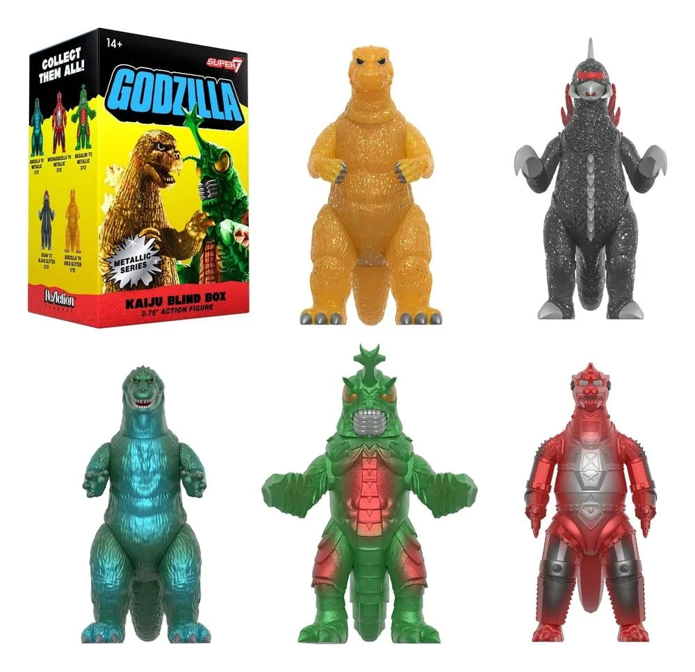 Godzilla Action Figure Blind Box Display – Metallic Wave 5 12-Pack 3