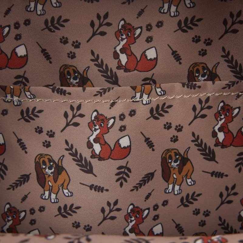 The Fox and the Hound Mini-Rucksack – Loungefly 22 x 11 x 26 cm 5