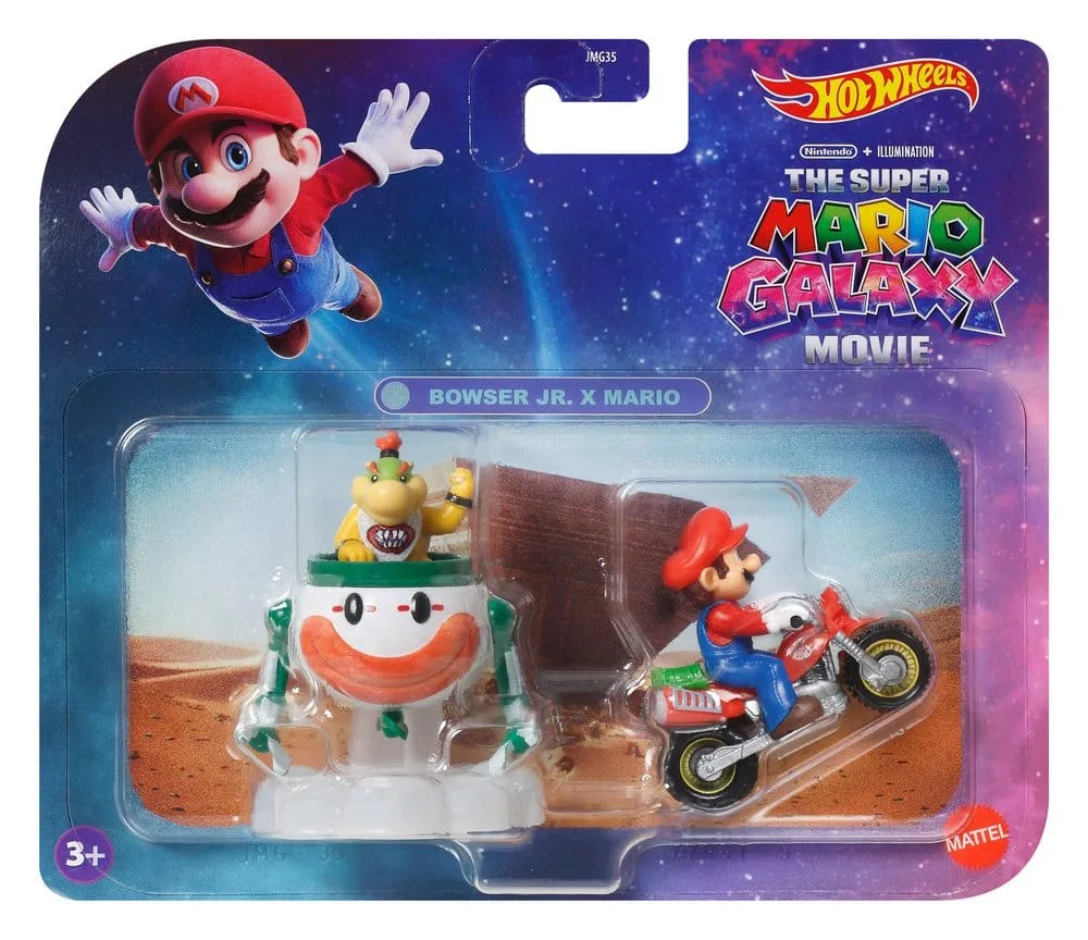 Super Mario Die-Cast 2-Pack – Hot Wheels Mario and Bowser Jr. 1:64 6
