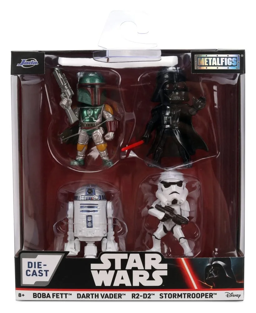 Star Wars Metalen minifiguren – Wave 1 Set van 4 6,5 cm 8