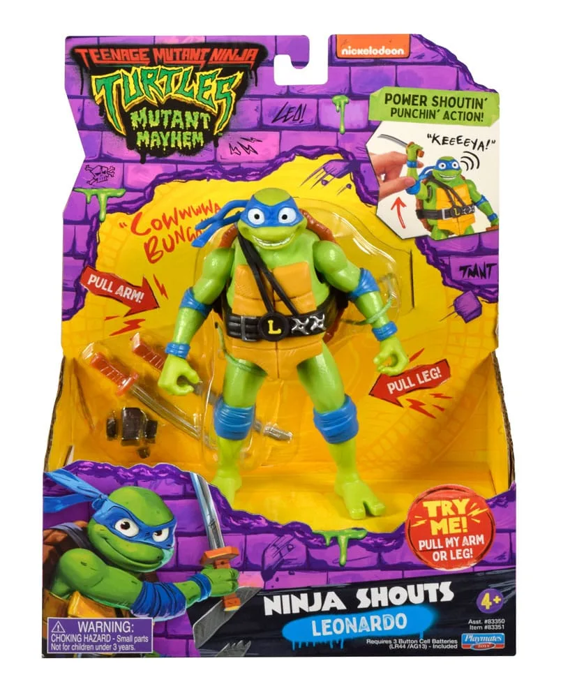 TMNT Mutant Mayhem Action Figure – Ninja Shouts Leonardo 14 cm 2