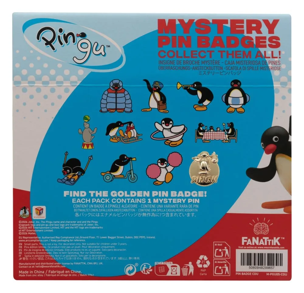 Pingu pins – Blind box display 12 stuks 3