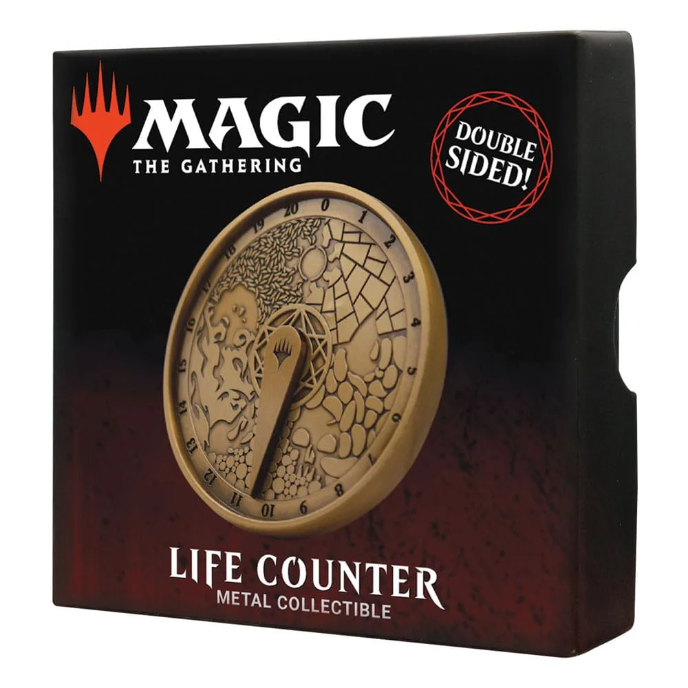 Magic the Gathering Life Counter – Antique Gold Finish 7 cm 3