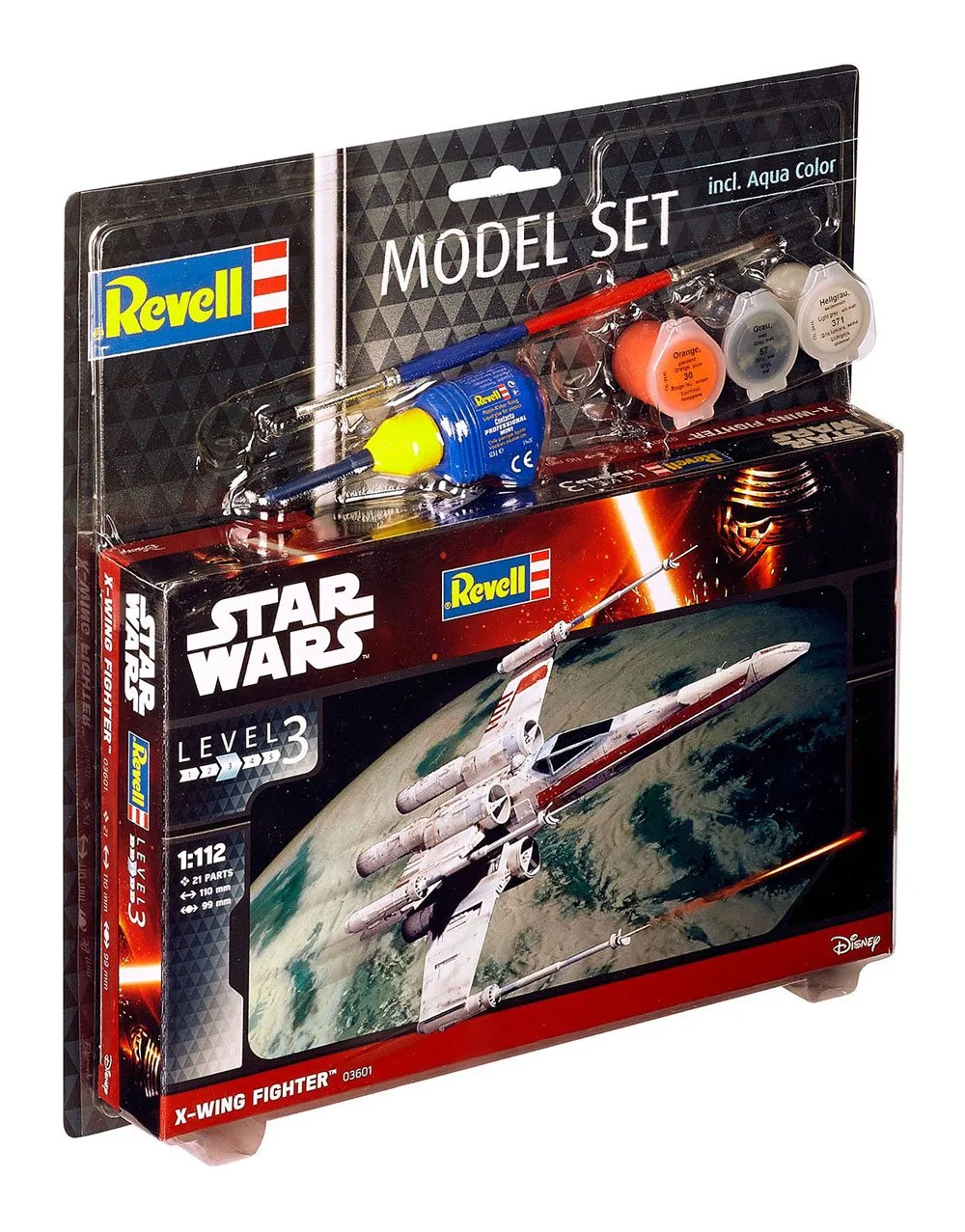 Star Wars Model Kit – X-Wing Fighter 1/112 11 cm 3
