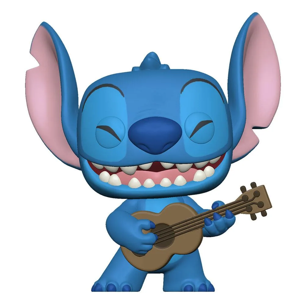 Lilo & Stitch Vinyl Figure – Pop Stitch with Ukulele 9 cm