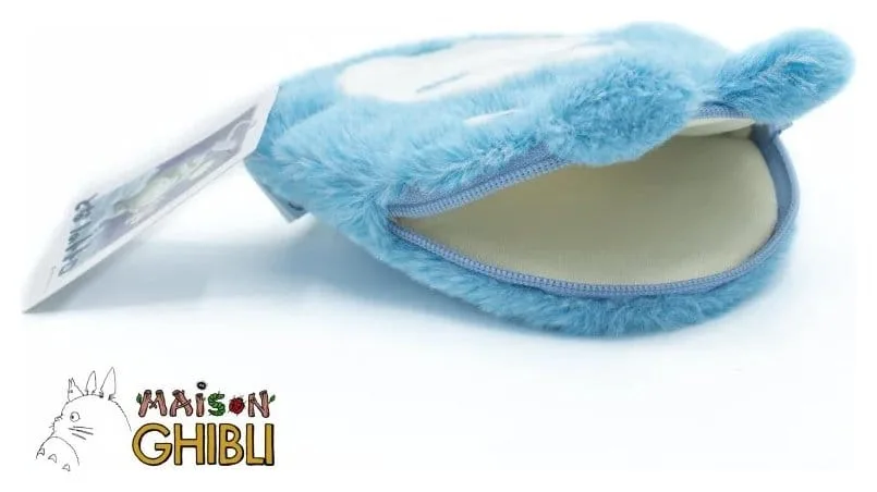 My Neighbor Totoro Coin Purse – Blue Plush 13 x 12 cm 2