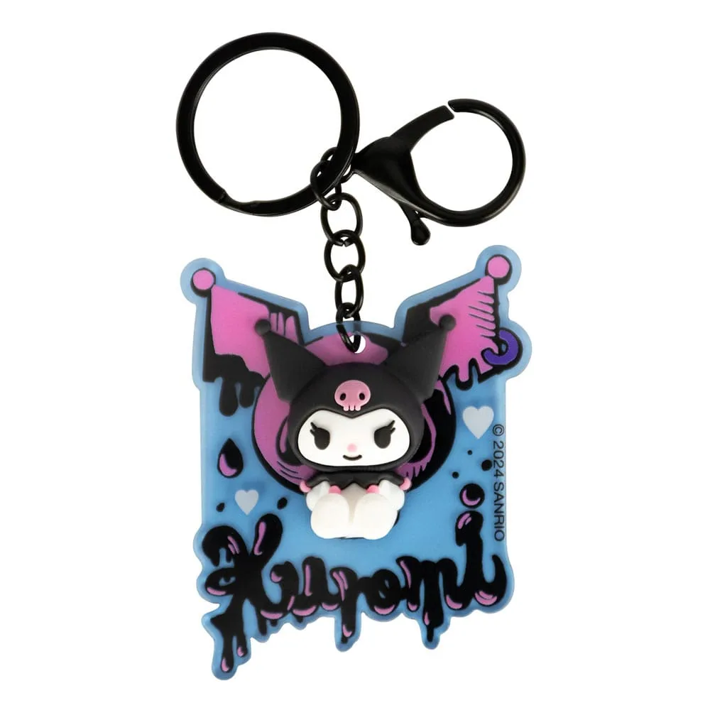 Sanrio 3D Acrylic Keychain – Kuromi 5 cm