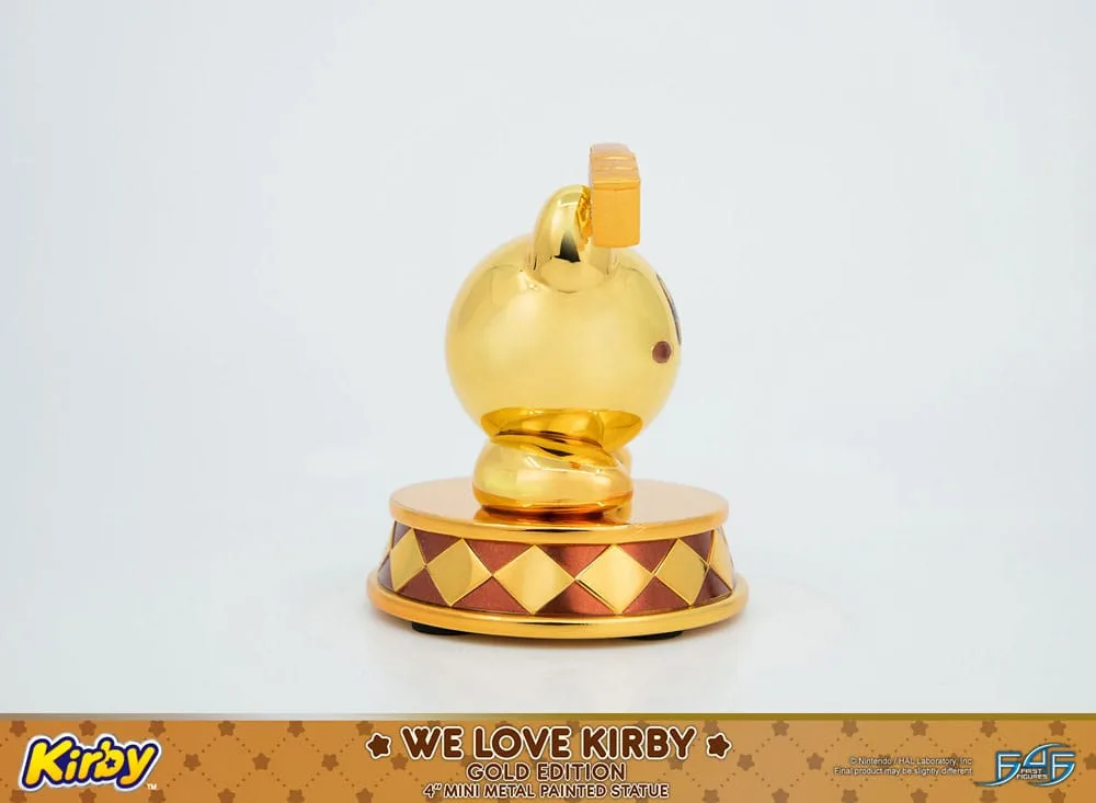 Kirby Die-Cast Statue – We Love Gold Edition 10 cm 7