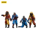 Zombie Dark Source Action Figures – Biochemical Lab Team 4-Pack 8 cm 8