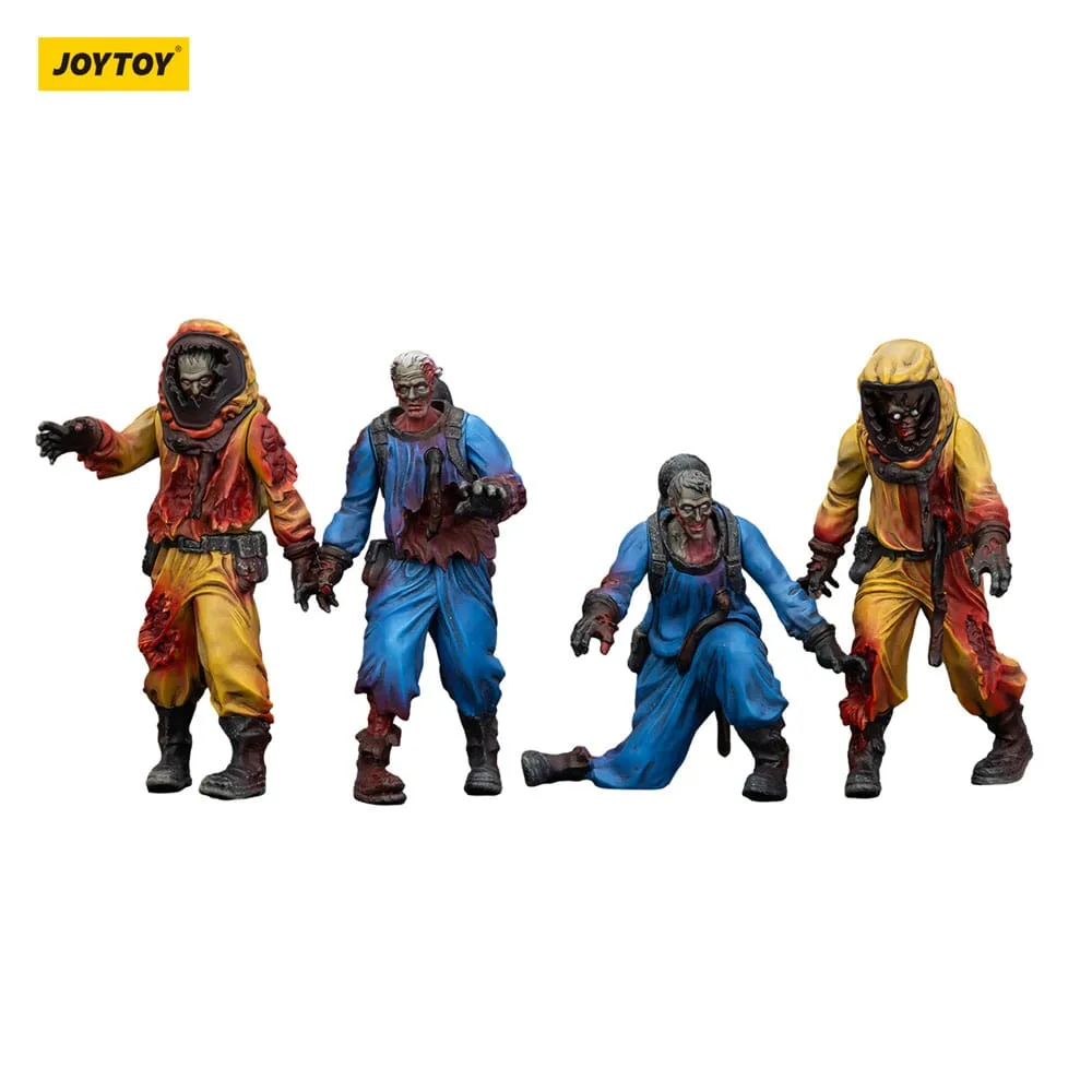 Zombie Dark Source Action Figures – Biochemical Lab Team 4-Pack 8 cm 8