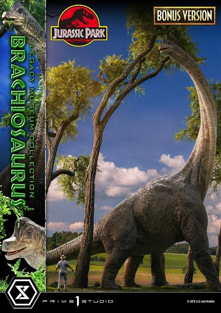 Jurassic Park Statue – Brachiosaurus Bonus Version 128 cm 5