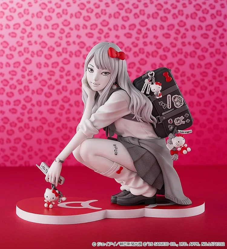 Junji Ito PVC Figure – Gyaru Tomie x Hello Kitty 14 cm 3