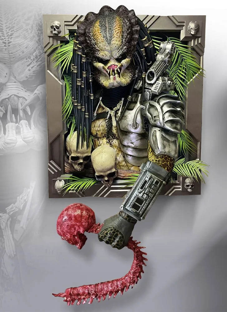 Predator Wall Sculpture – Life-Size 45 x 81 x 94 cm