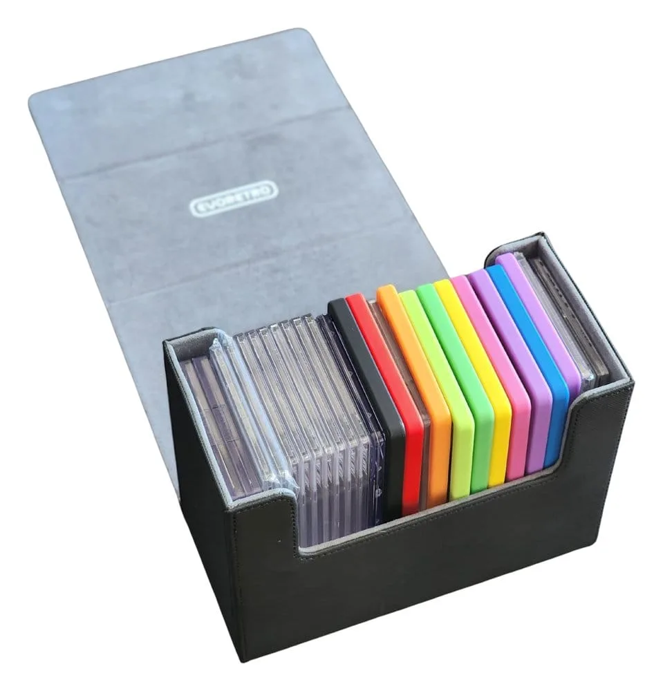 Evoretro Trading Card Storage Box – Holds 30 Graded Cards 1
