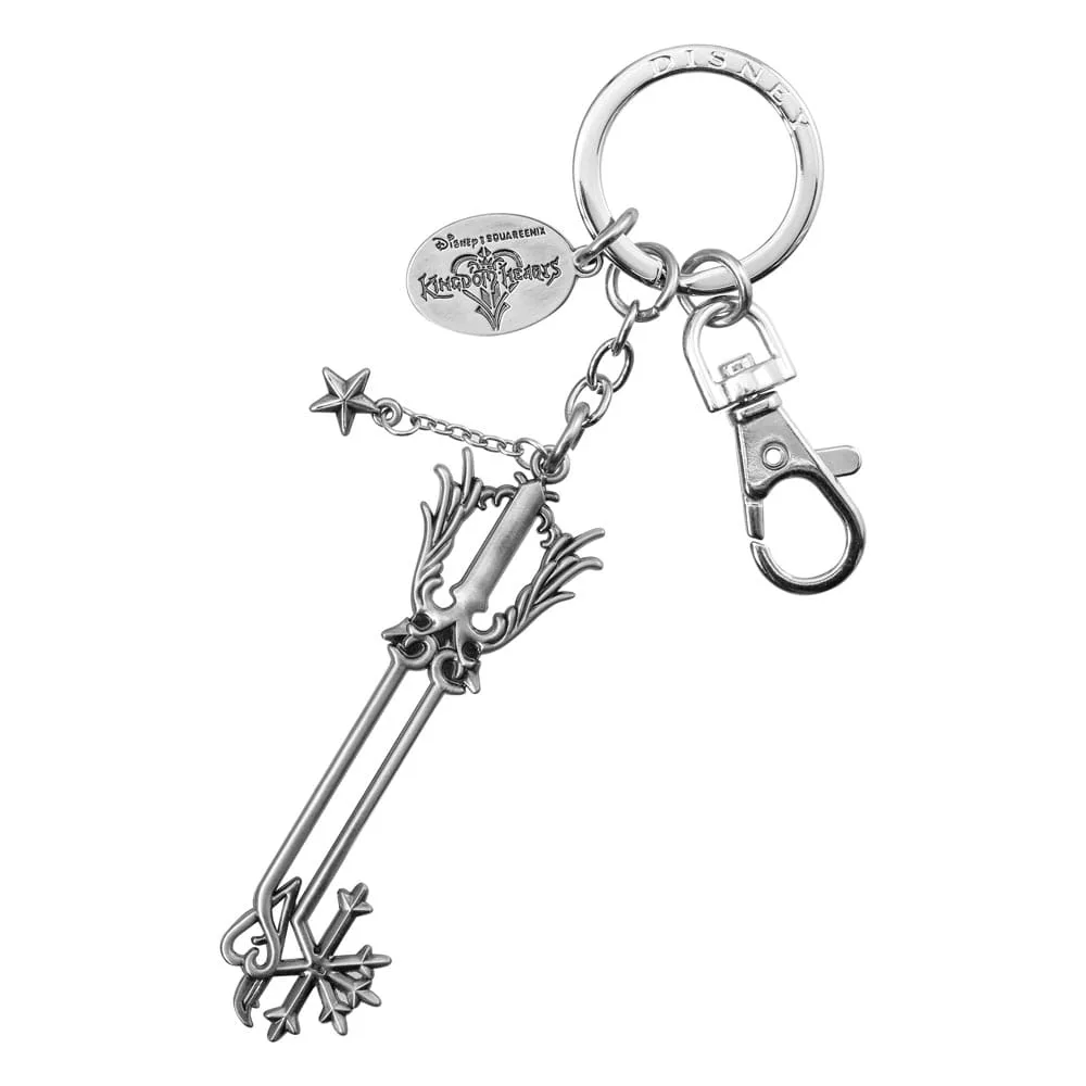 Kingdom Hearts Pewter Keyring – Oathkeeper Keyblade Icons