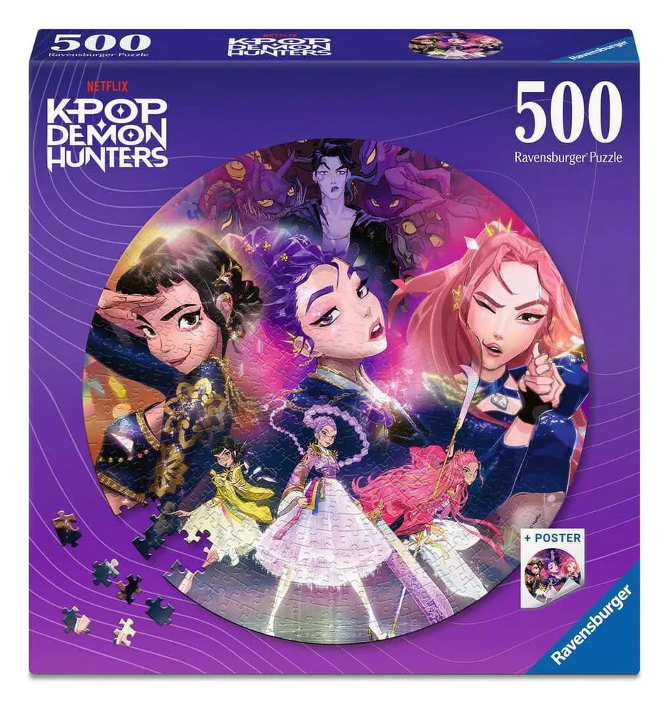 KPop Demon Hunters Round Puzzle – For the Fans 52 cm