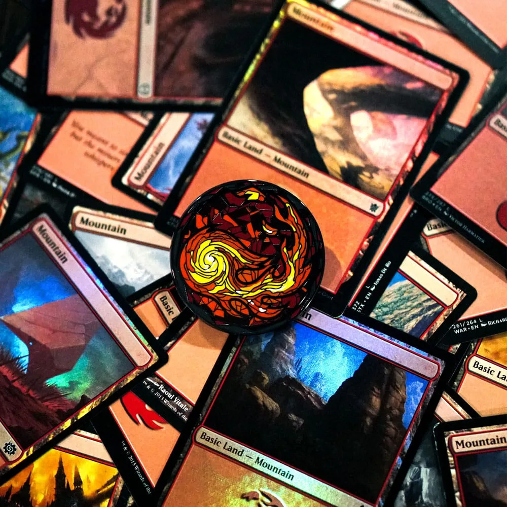 Magic: The Gathering Pins – Stained Glass Lands 10 Blind Boxes 5