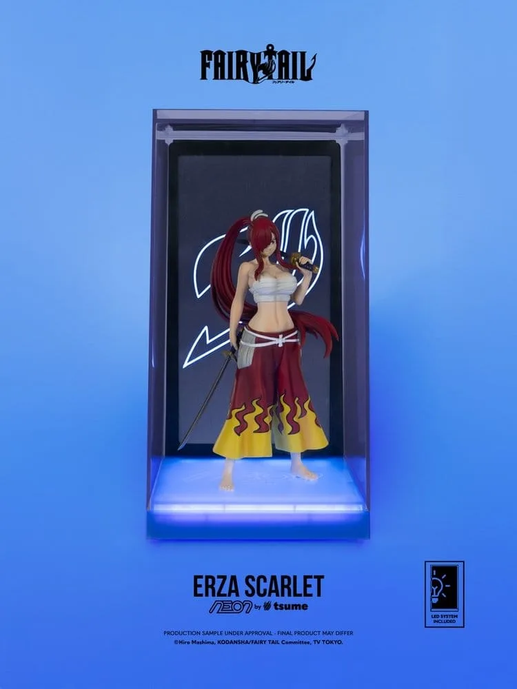 Fairy Tail Statue – Tsume NEON Erza Scarlet 25 cm 3