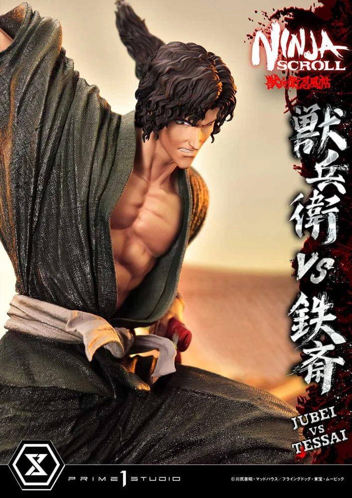 Ninja Scroll Statue – Jubei vs Tessai Deluxe 101 cm 21