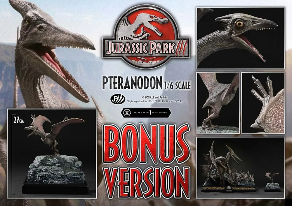 Jurassic Park III Beeld – Pteranodon Bonus Version 68 cm 3