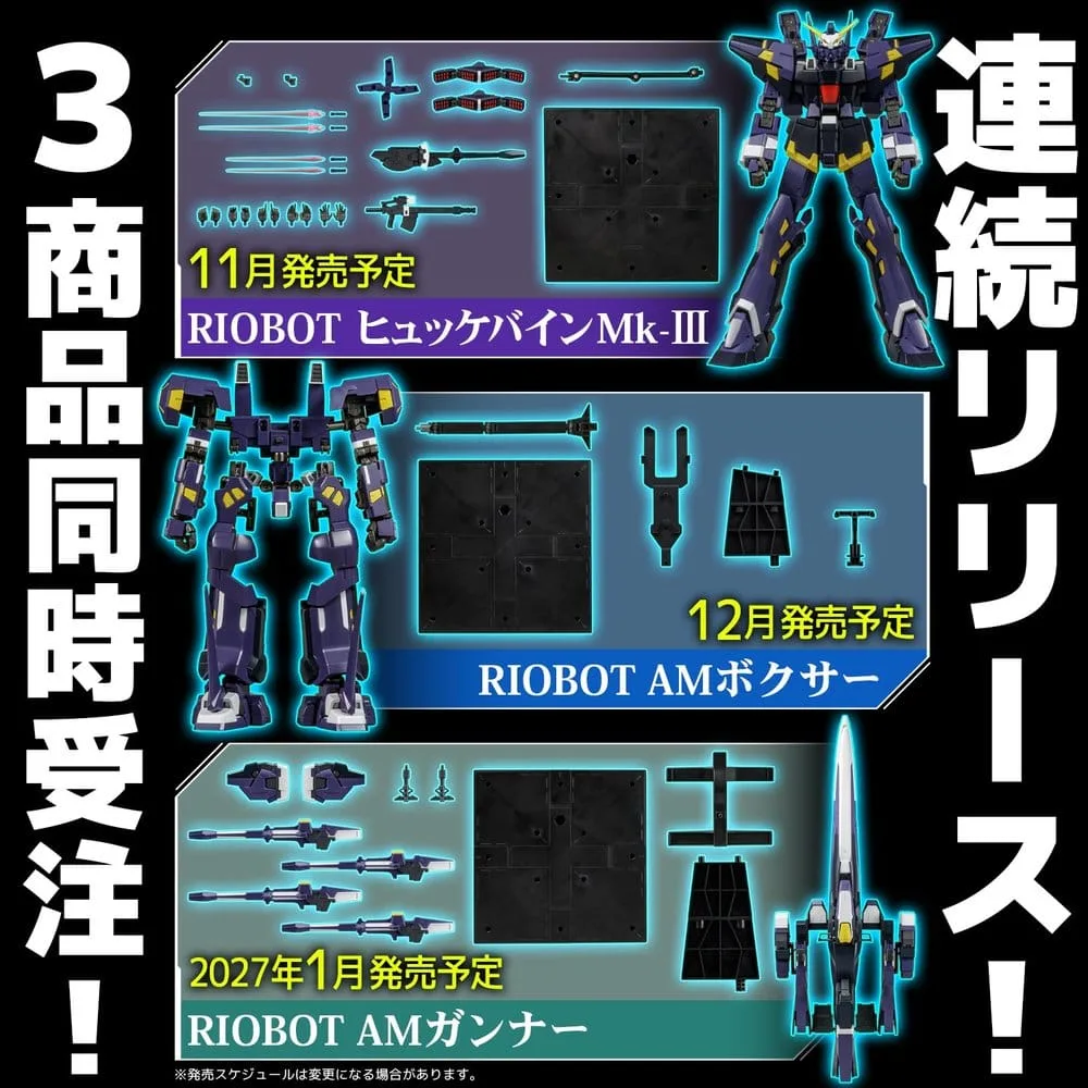 Super Robot Wars OG Action Figure – Riobot Huckebein Mk III 17 cm 9