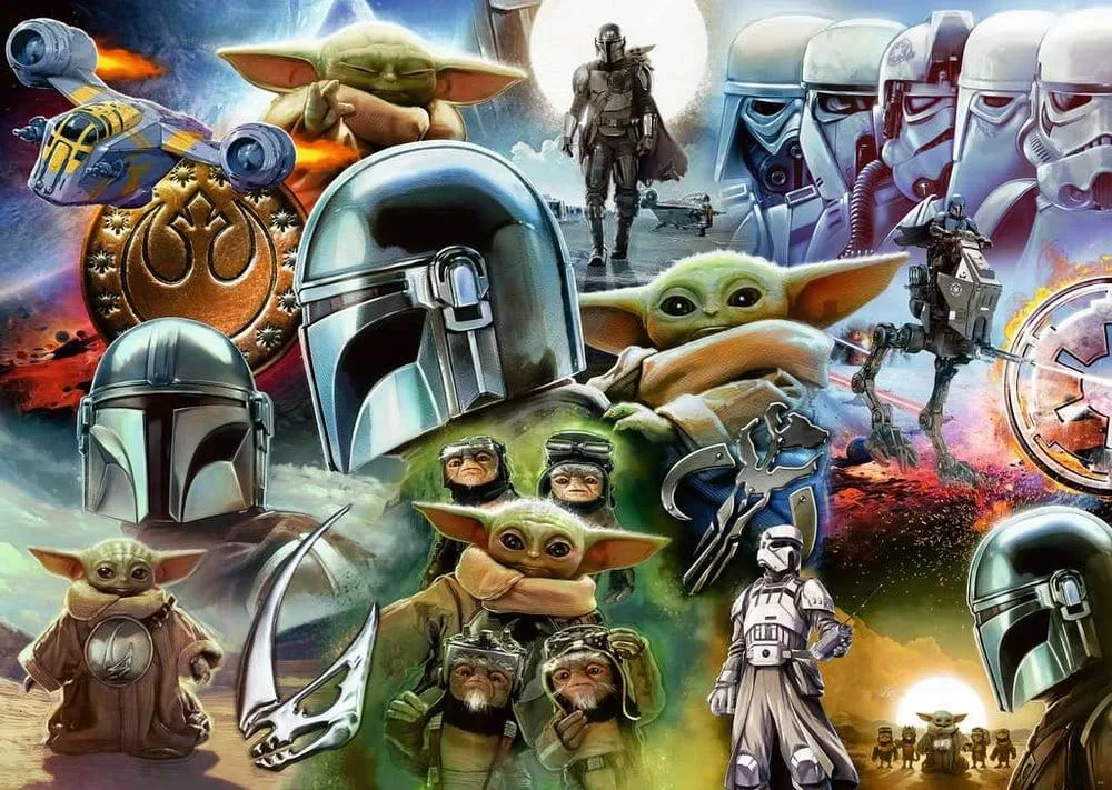 Star Wars Jigsaw Puzzle – Mandalorian and Grogu 1000 Pieces 2