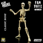 Epic H.A.C.K.S. Action Figure – Skeleton Blank Classic Bone 1/12 9